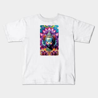 Buddha lotus Mandala Kids T-Shirt